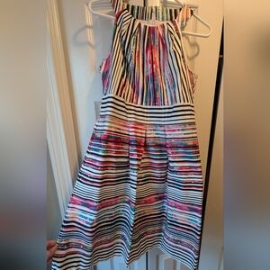 Nine West Rose Combo Dress (Size 4)